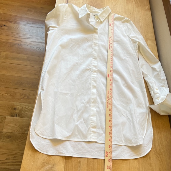 J CREW SHIRT 10 CRISP WHITE COTTON CLASSIC WORK PREPPY TIMELESS CLOSET STAPLE - Picture 9 of 11